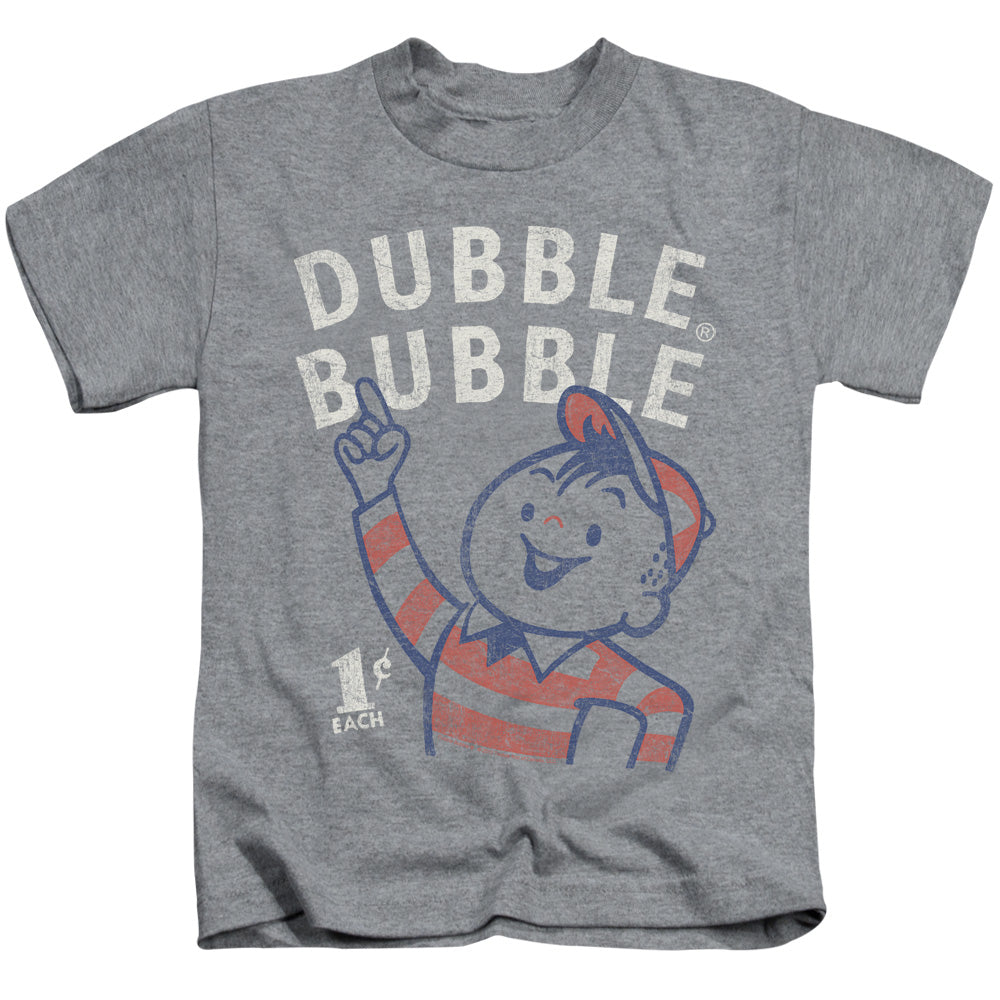 Dubble Bubble Pointing Juvenile Kids Youth T Shirt Athletic Heather (4) Officially Licensed