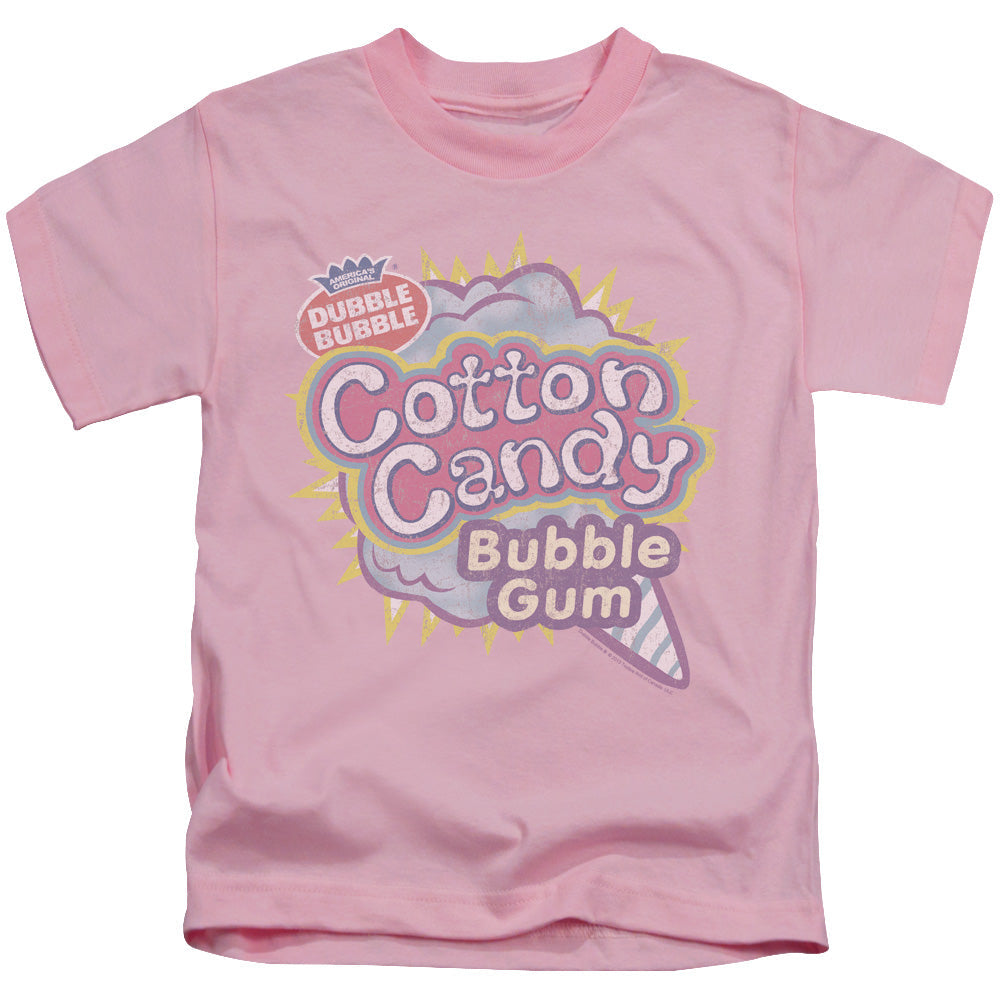 Dubble Bubble Cotton Candy Juvenile Kids Youth T Shirt Pink (4) Officially Licensed