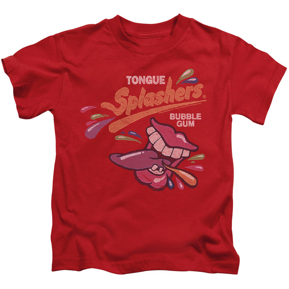 Dubble Bubble Distress Logo Juvenile Kids Youth T Shirt Red (7) Officially Licensed