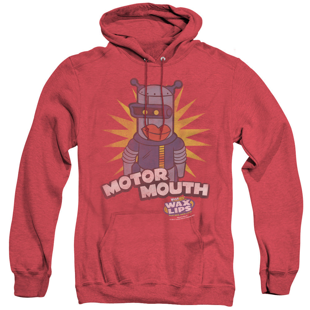 Dubble Bubble Motor Mouth Heather Mens Hoodie Red Officially Licensed
