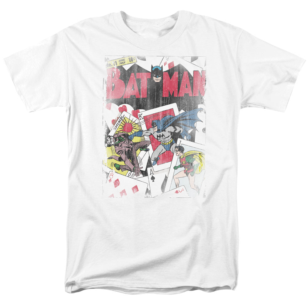 DC Comics Number 11 Distressed Mens T Shirt White Officially Licensed