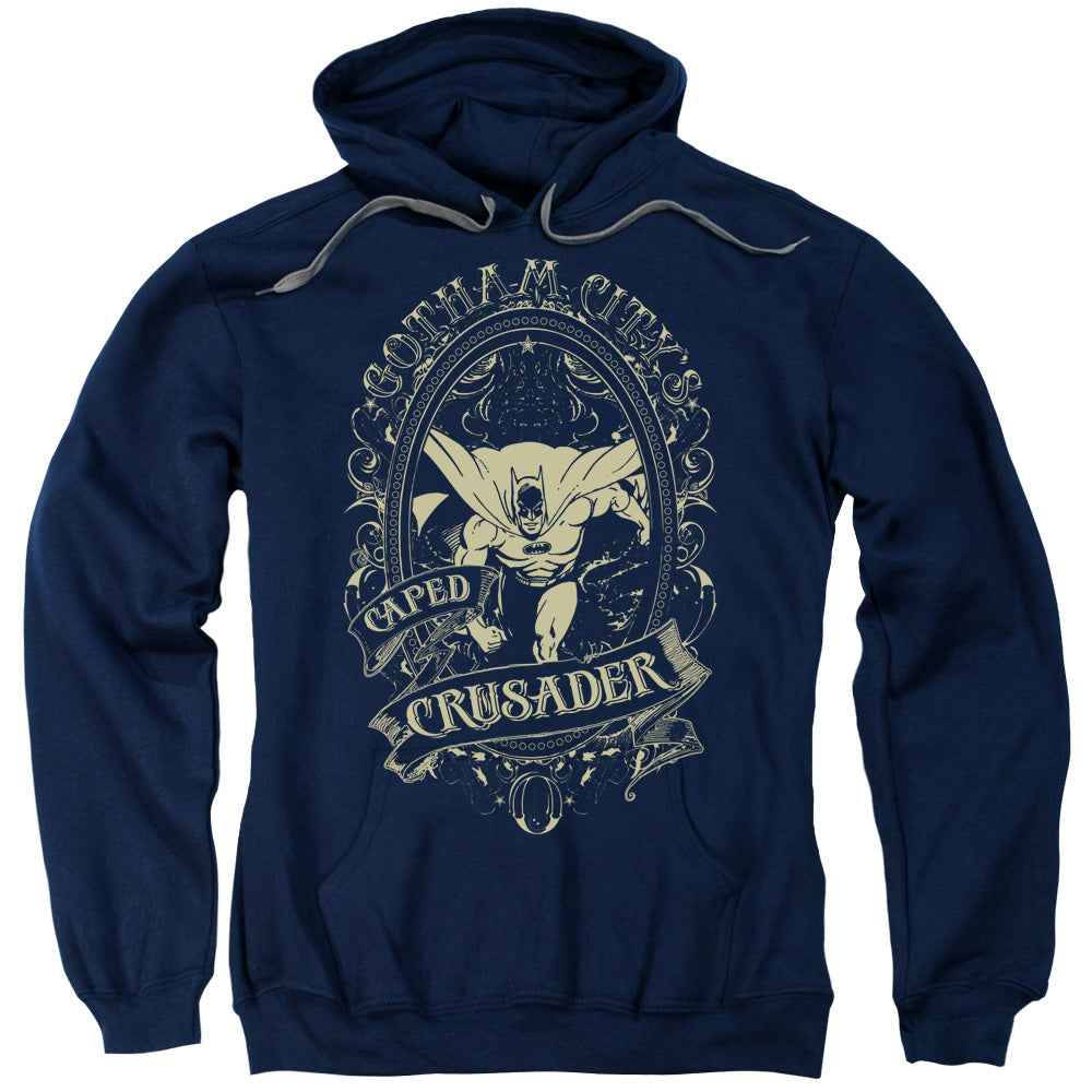 DC Comics Gotham Crusader Mens Hoodie Navy Blue Officially Licensed