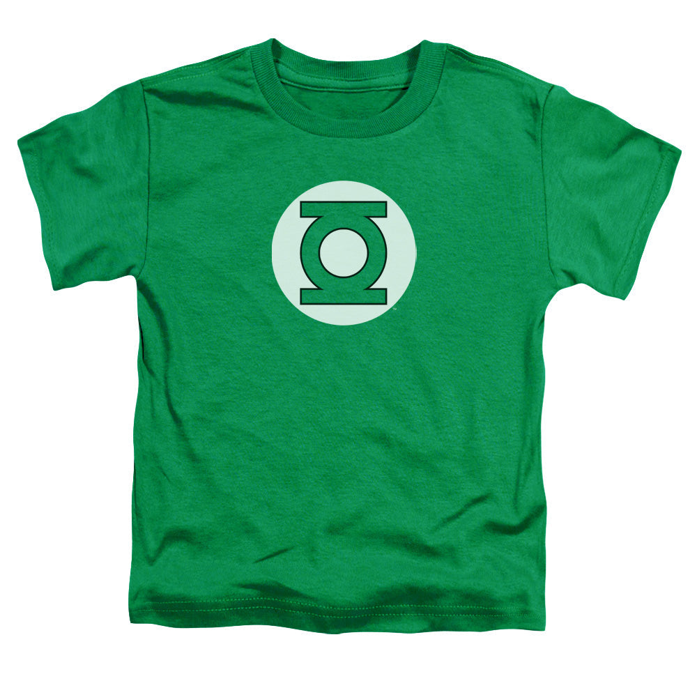 DC Comics Green Lantern Logo Toddler Kids Youth T Shirt Kelly Green Officially Licensed