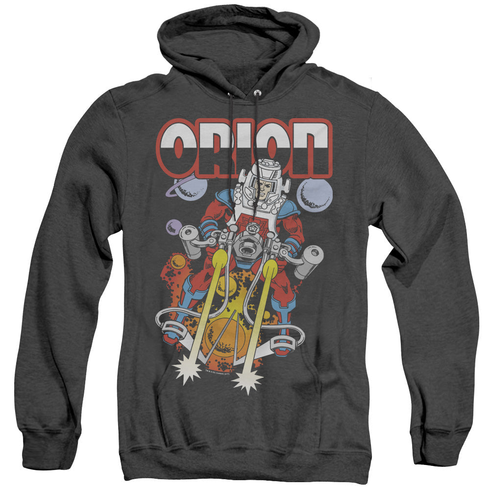 Dc Orion Mens Heather Hoodie Black Officially Licensed