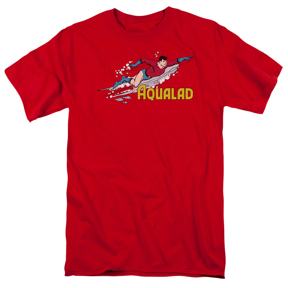 DC Comics Aqualad Mens T Shirt Red Officially Licensed