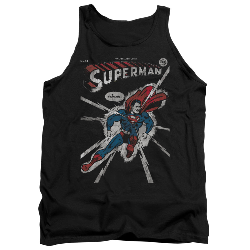 Dc Cover Me Mens Tank Top Shirt Black Officially Licensed
