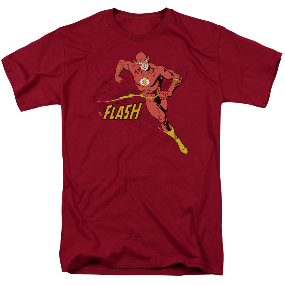Dc Flash Jetstream Mens T Shirt Cardinal Officially Licensed