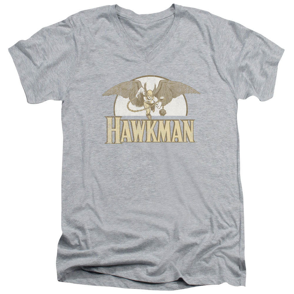 DC Comics Fly by Mens Slim Fit V Neck T Shirt Athletic Heather Officially Licensed