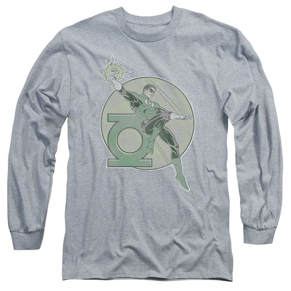 Dco Retro Lantern Iron On Mens Long Sleeve Shirt Athletic Heather Officially Licensed