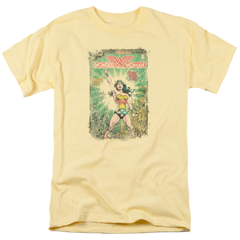 DC Comics Besieged Cover Mens T Shirt Yellow Officially Licensed