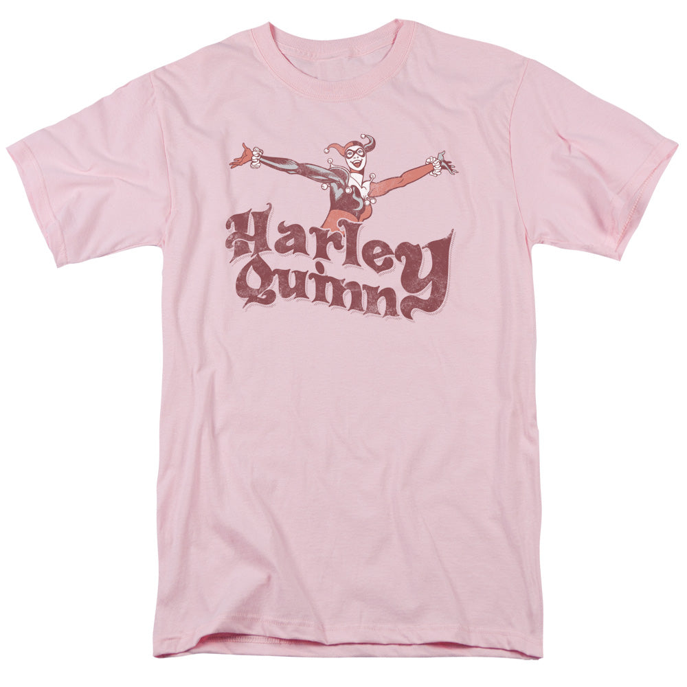 Dc Harley Hop Vintage Mens T Shirt Pink Officially Licensed