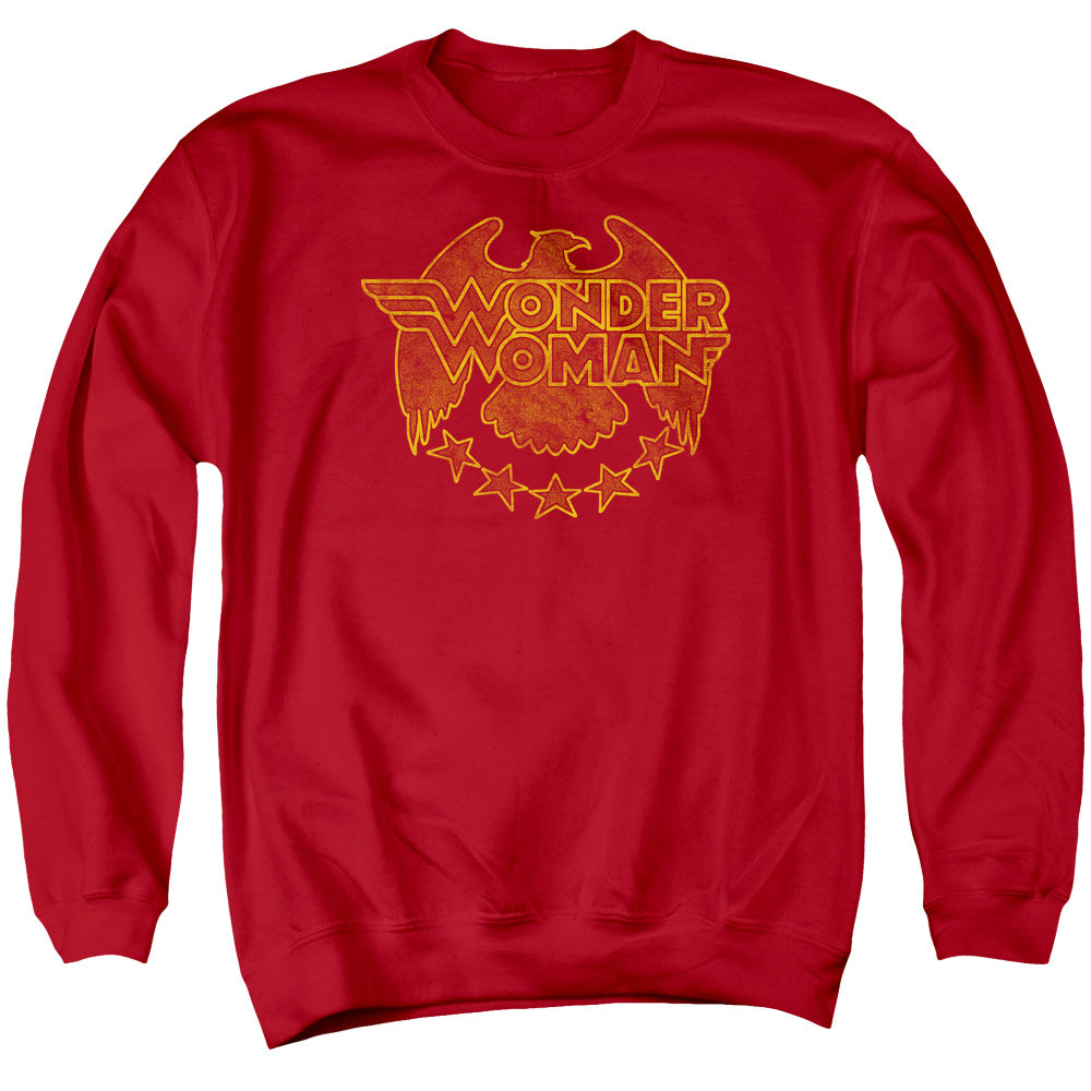 Dc Wonder Eagle Mens Crewneck Sweatshirt Red
