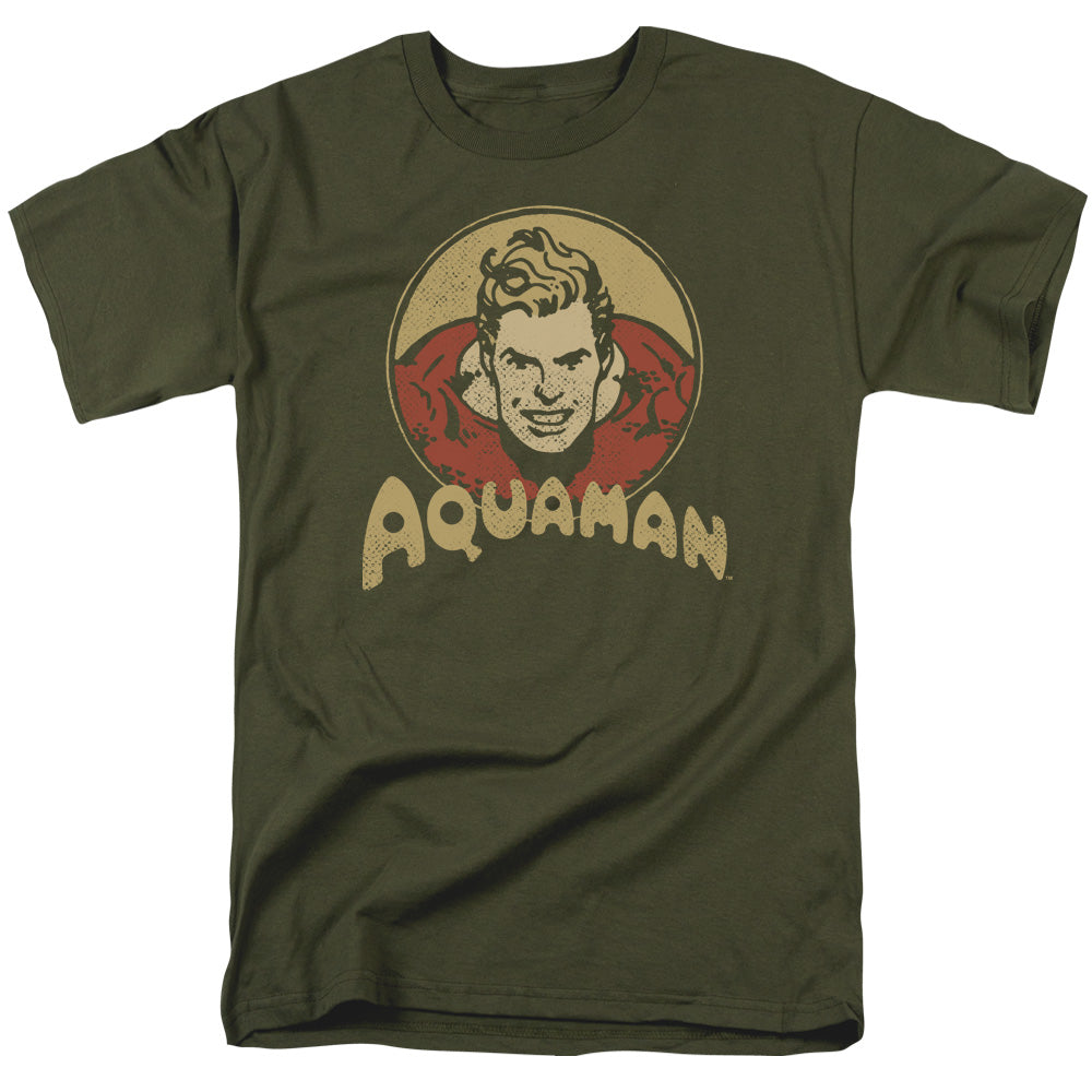 Dc Aqua Circle Mens T Shirt Military Green Officially Licensed