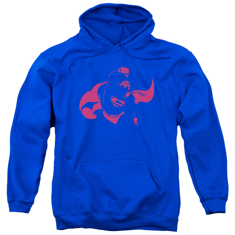 DC Comics Super Min Mens Hoodie Royal Blue Officially Licensed