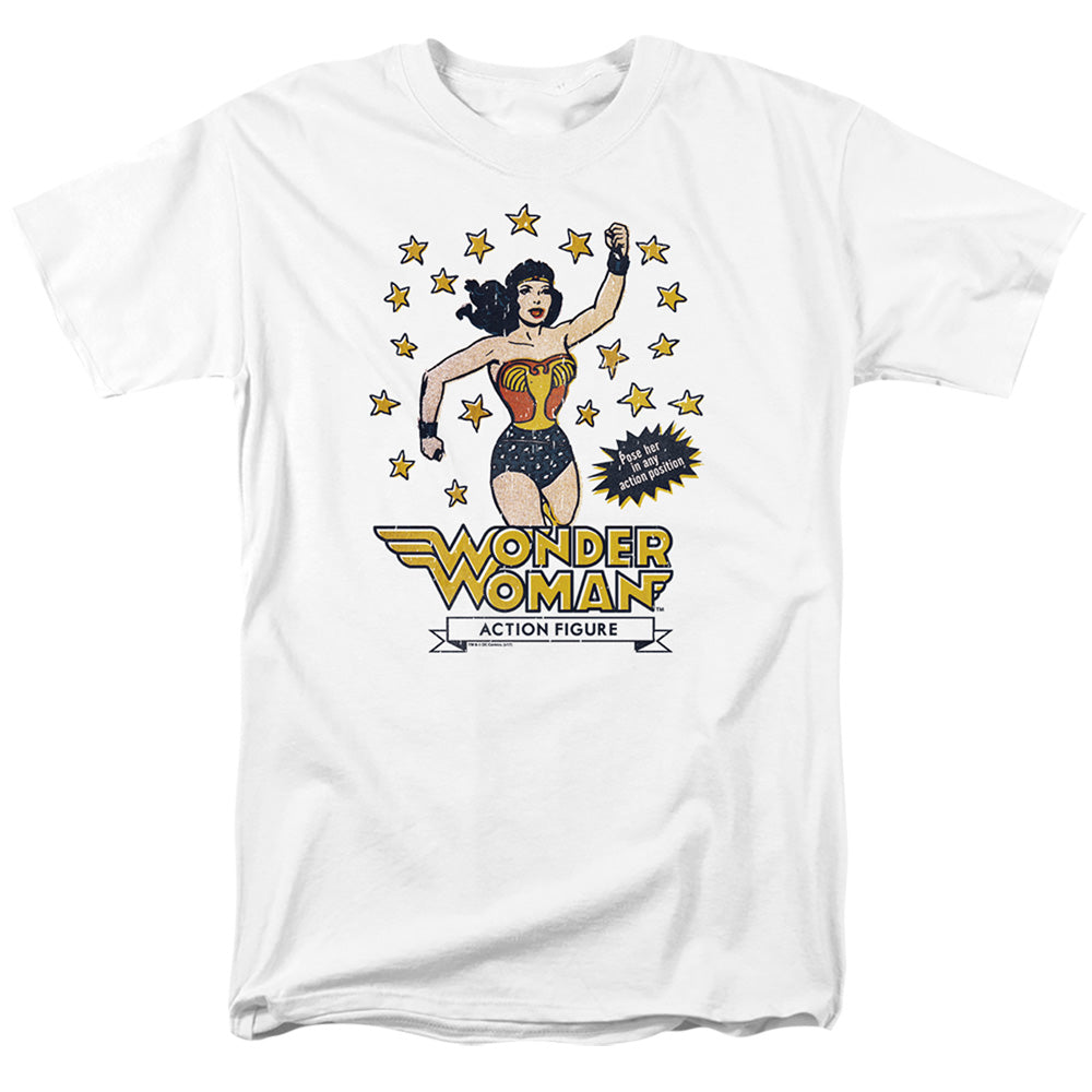 Dc Action Figure Mens T Shirt White Officially Licensed