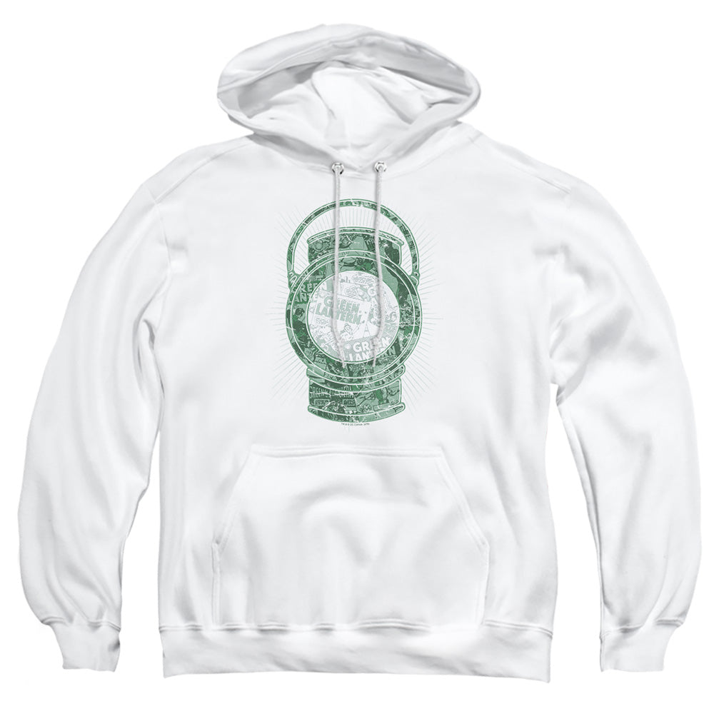 Dc Lantern Cover Mens Hoodie White Officially Licensed