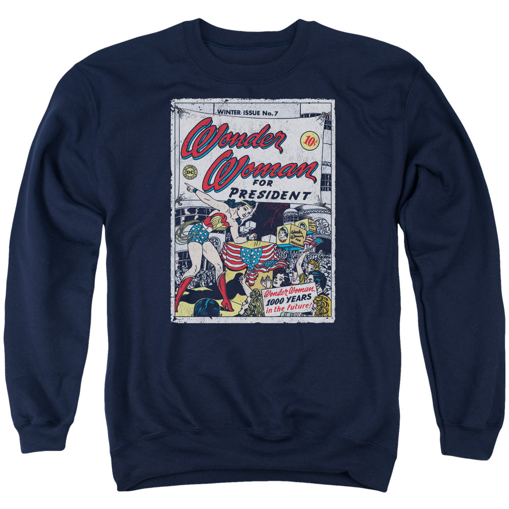 Dc Ww For President Mens Crewneck Sweatshirt Navy