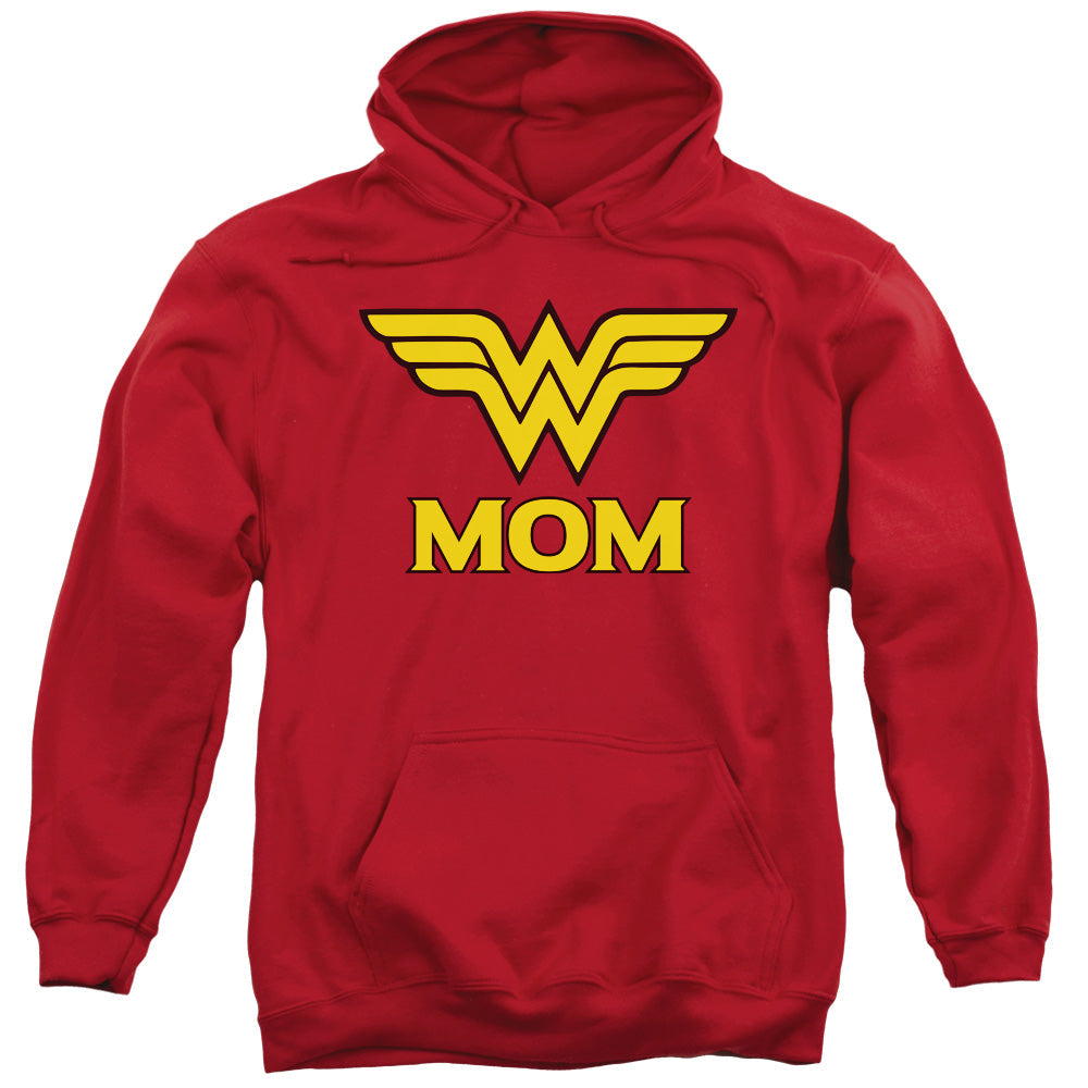 DC Comics Wonder Mom Mens Hoodie Red Officially Licensed