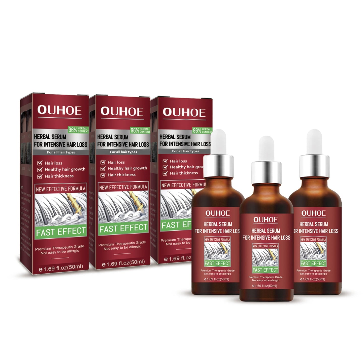 Hair Intensive Essence, Moisturizes Hair Roots, Fast Growing Prevents Loss And Strengthens Hair Care Essence