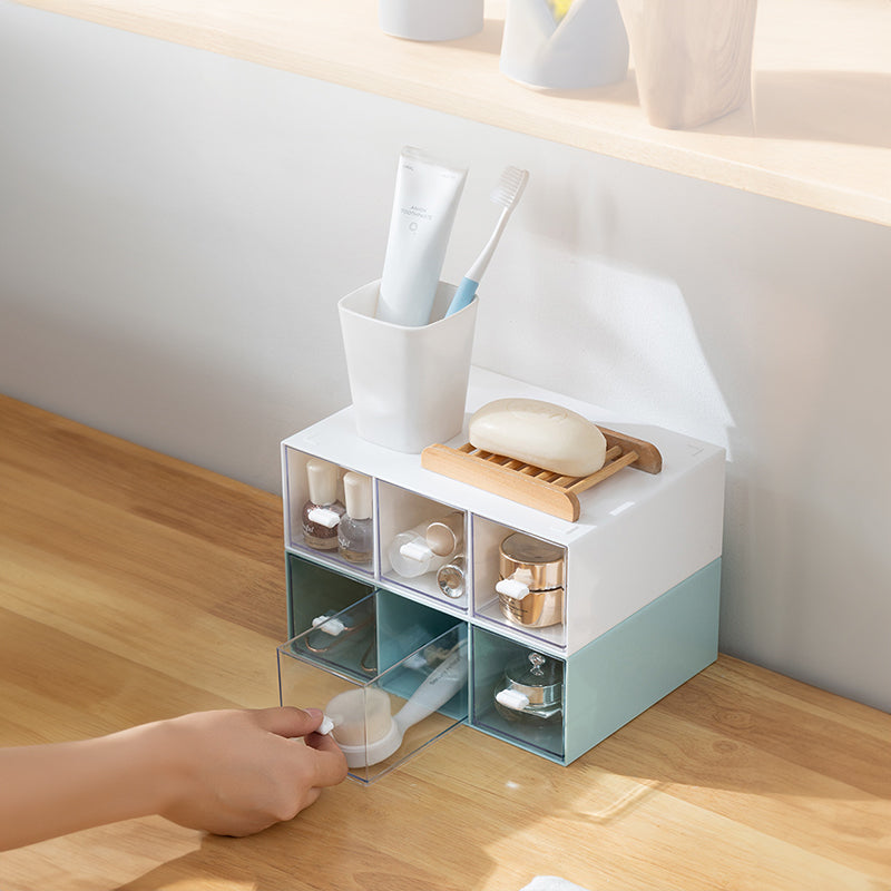 1 - drawer tea bag storage box. Great for kitchen drawers. Also suitable for storing coffee, tea & sugar.