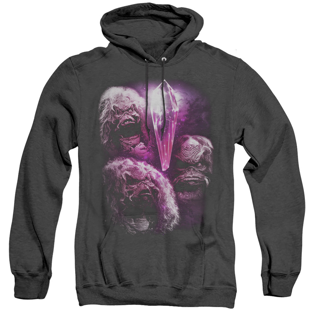 Dark Crystal Howling Heather Mens Hoodie Black Officially Licensed