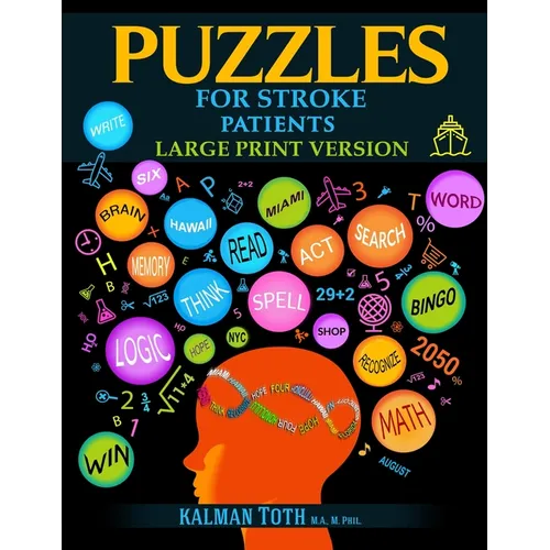 Puzzles for Stroke Patients: Large Print Version