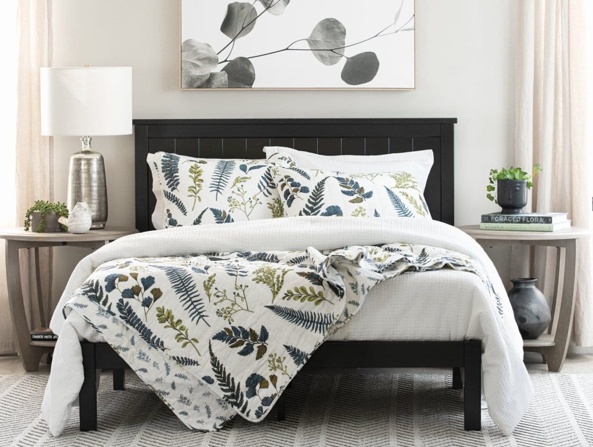 Haniya Solid Waffle Woven Cotton Textured Comforter Set