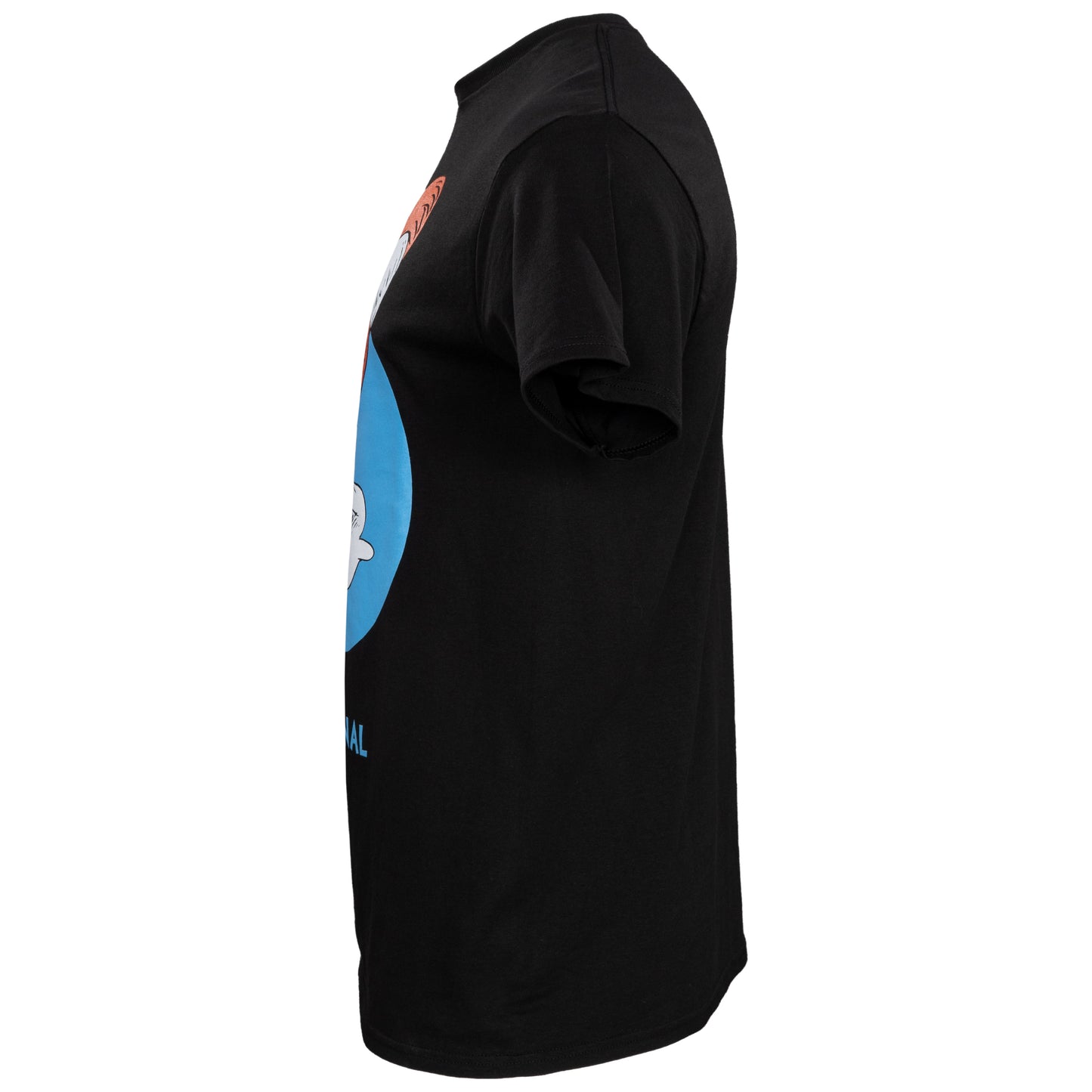 Dr Seuss Be Original Tip Hat Adult Short Sleeves Black T-Shirt