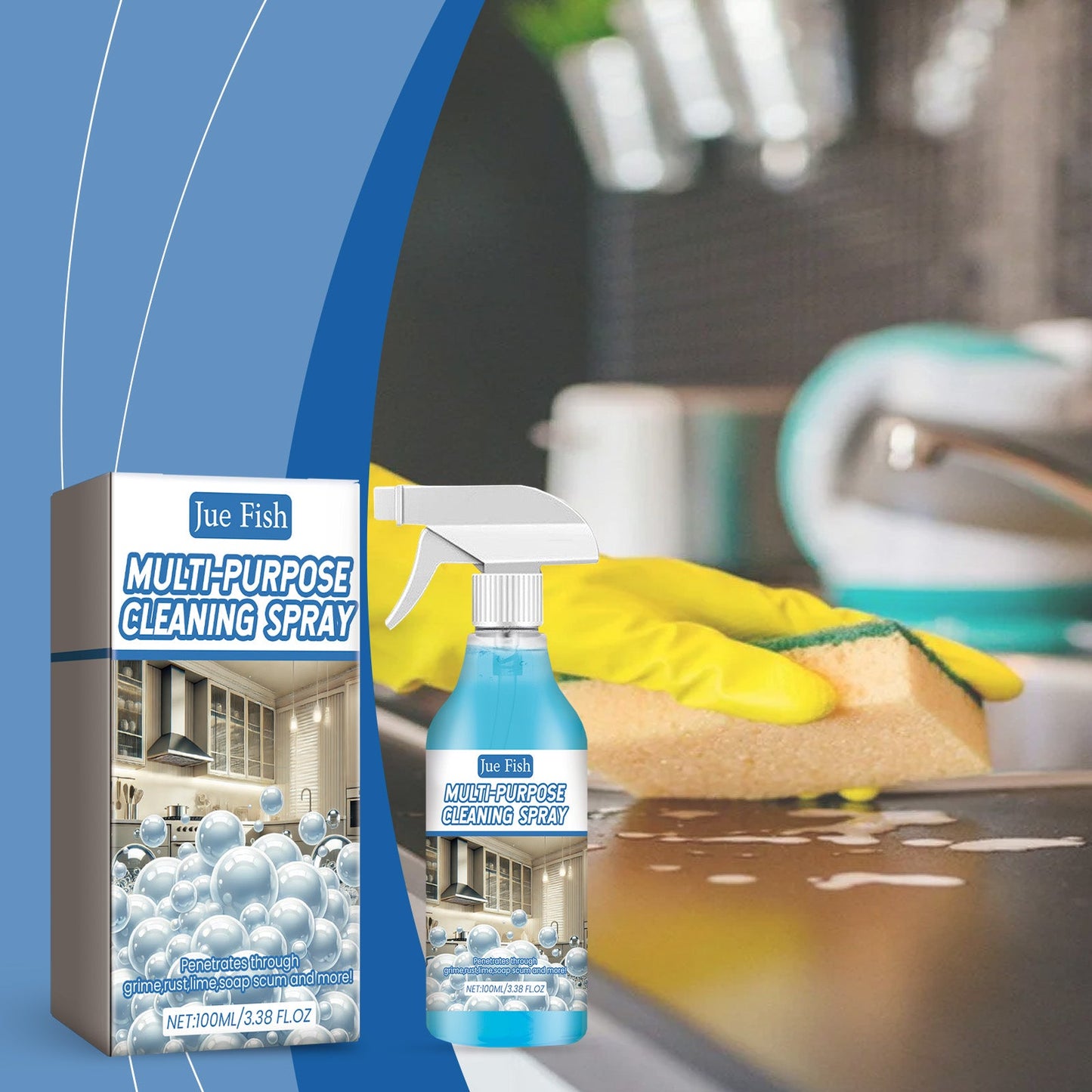 Kitchen Foam Cleaner Cooktop Decontaminate Oil Decontaminate Clean A Variety Of Surfaces To Remove Odors