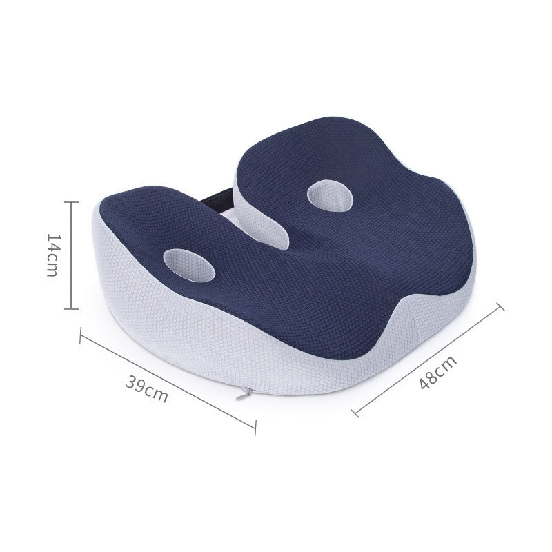 Chair Hip Cushion Hemorrhoids Cushion Fart Cushion Breathable Cushion Thick Office Long Sitting Memory Cotton Cushion