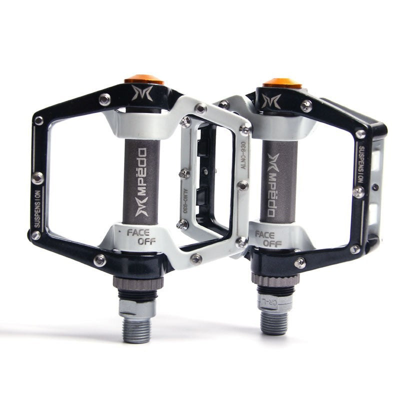 Bicycle Pedal Mountain Bike Peilin Pedal Aluminum Alloy Bearing Pedal Dead Fly Non-Slip Two Peilin