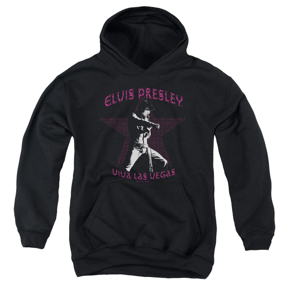 Elvis Presley Viva Las Vegas Star Kids Youth Hoodie Black Officially Licensed