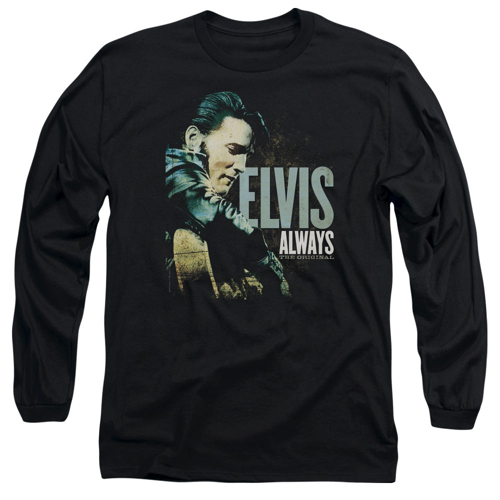 Elvis Presley Always The Original Mens Long Sleeve Shirt Black Officially Licensed Officially Licensed