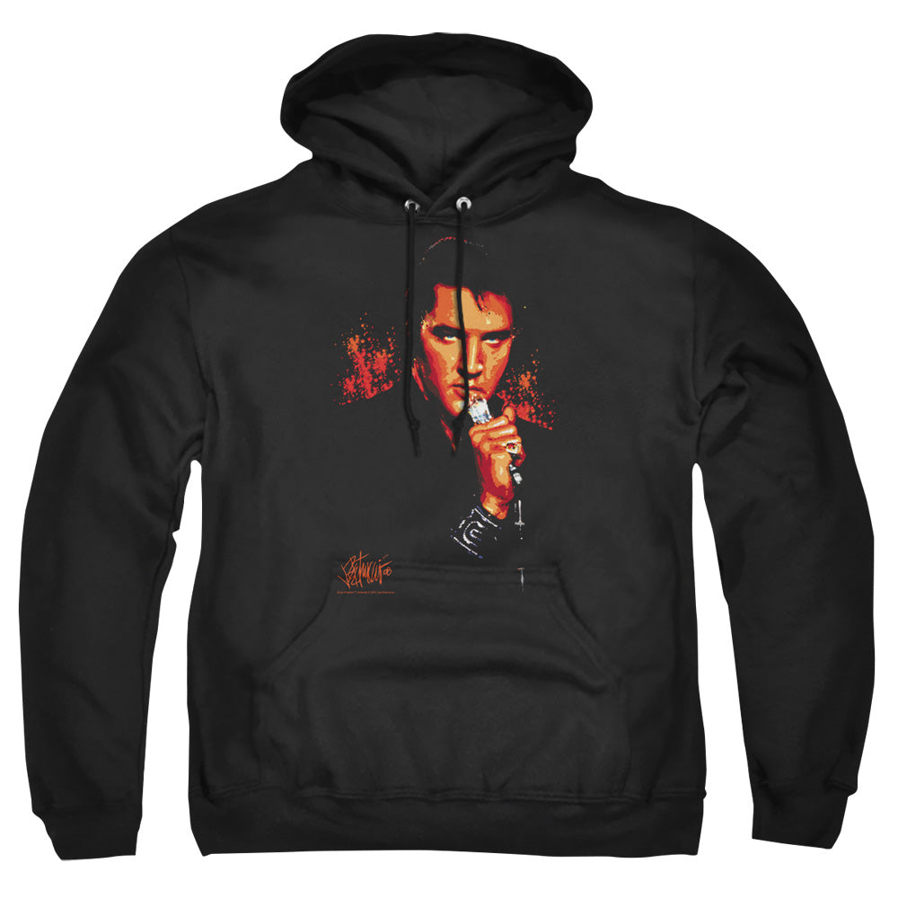 Elvis Presley Trouble Mens Hoodie Black Officially Licensed