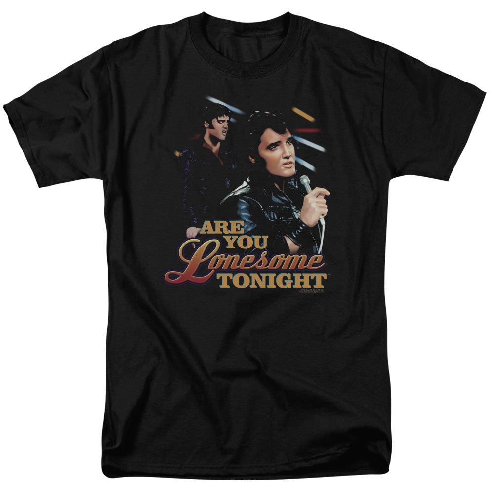 Elvis Presley Are You Lonesome Mens T Shirt Black Officially Licensed