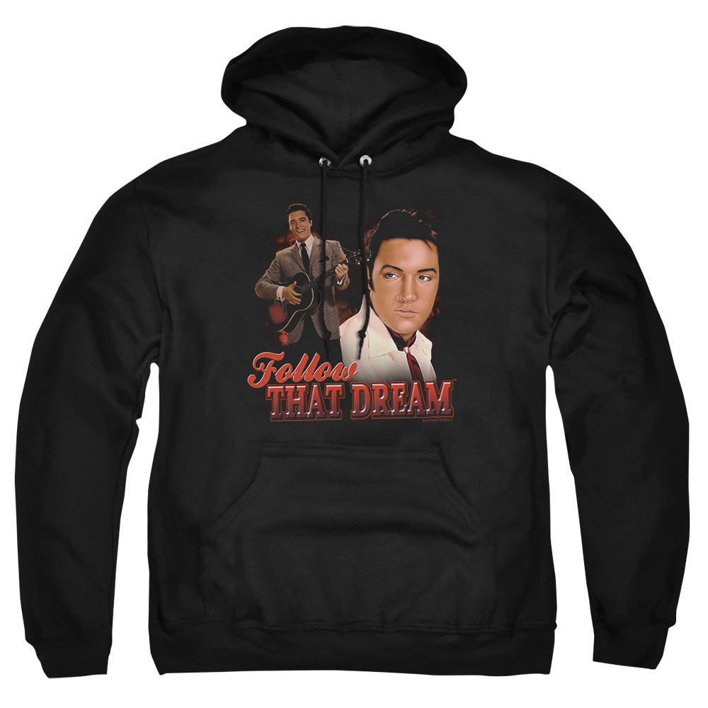 Elvis Presley Follow That Dream Mens Hoodie Black Officially Licensed