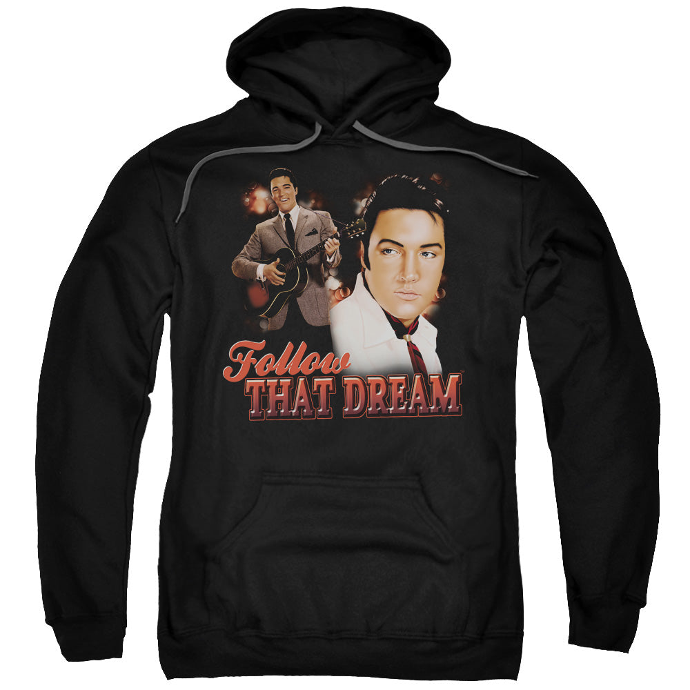 Elvis Presley Follow That Dream Mens Hoodie Black Officially Licensed