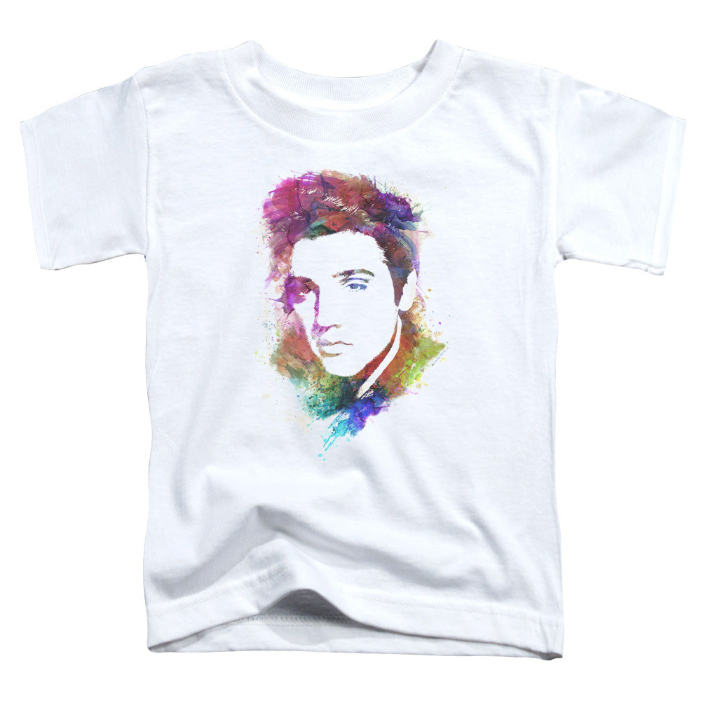 Elvis Presley Watercolor King Toddler Kids Youth T Shirt White Officially Licensed