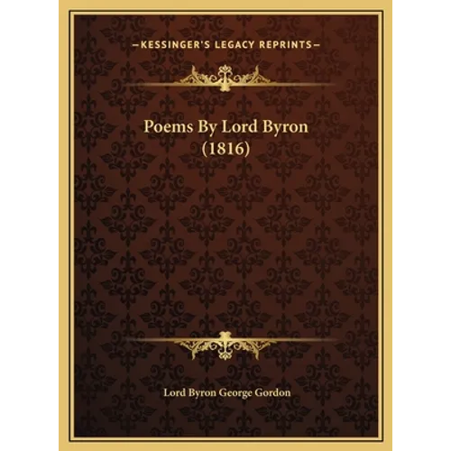 Poems By Lord Byron (1816)