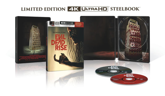 Evil Dead Rise - Limited Edition Steelbook (4K Ultra HD + Blu-ray + Digital)