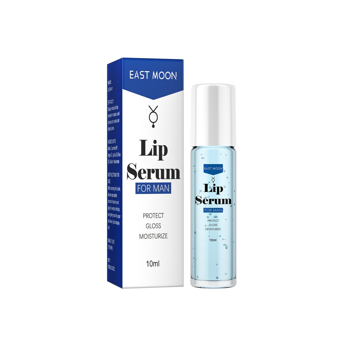 EAST MOON Lip Essence Rolling Lotion, Moisturize And Fade Lip Lines, Prevent Dry Crack And Dead Skin, Plump And Moisturize Lips