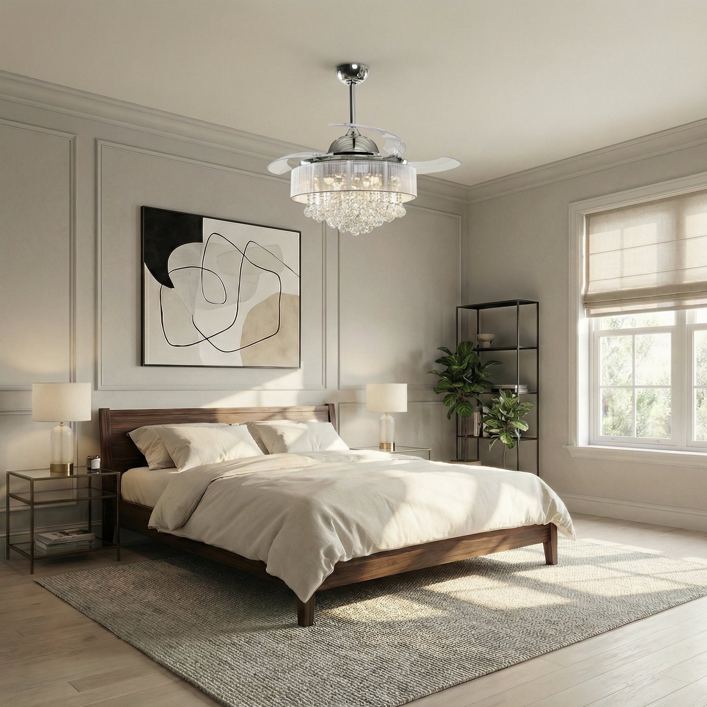 42" Broxburne Smart Fan with LED Light
