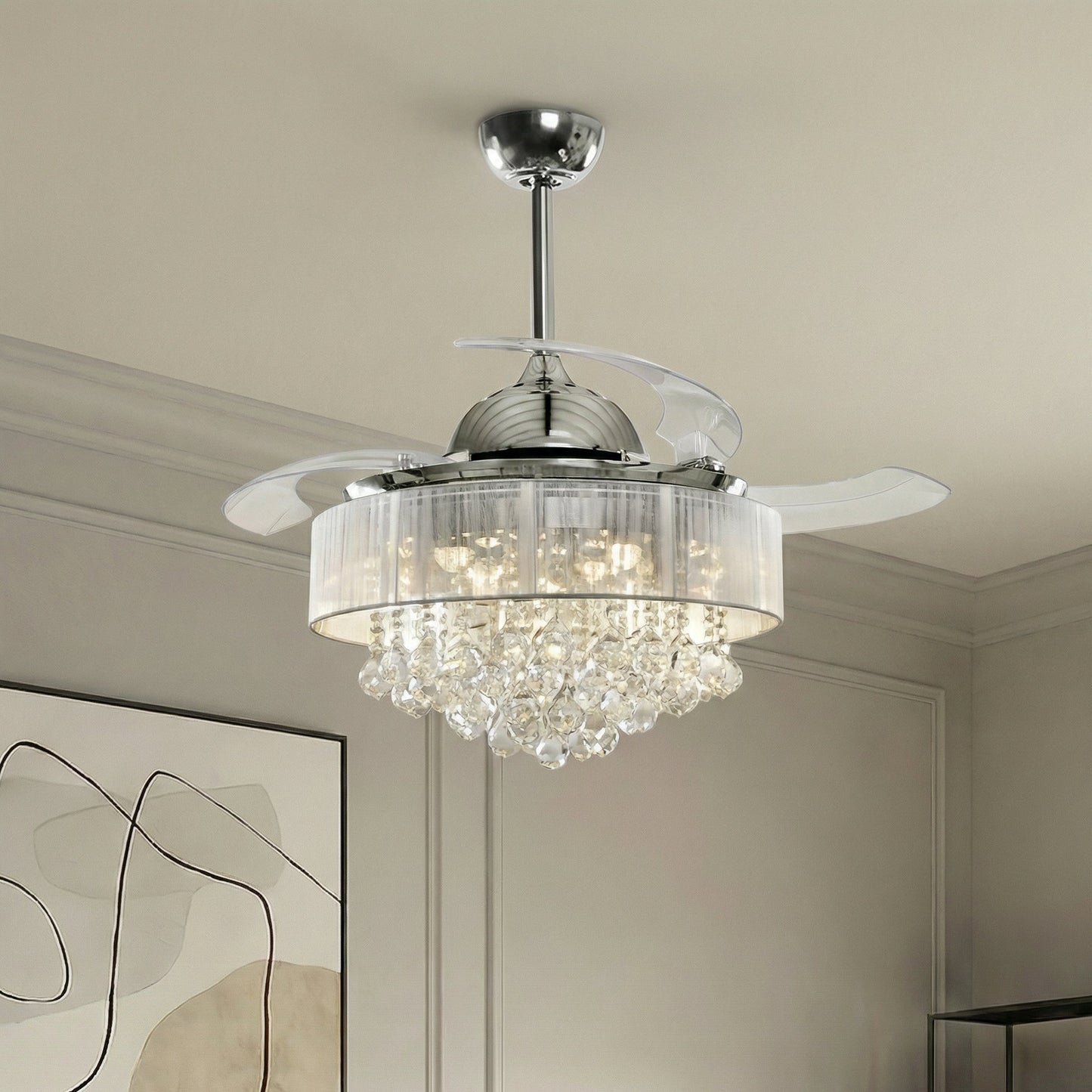 42" Broxburne Smart Fan with LED Light