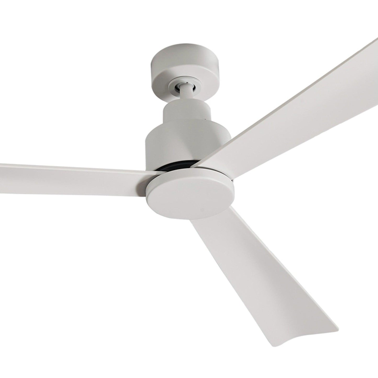 52" Zelda Industrial DC Motor Downrod Mount Reversible Ceiling Fan With Remote Control