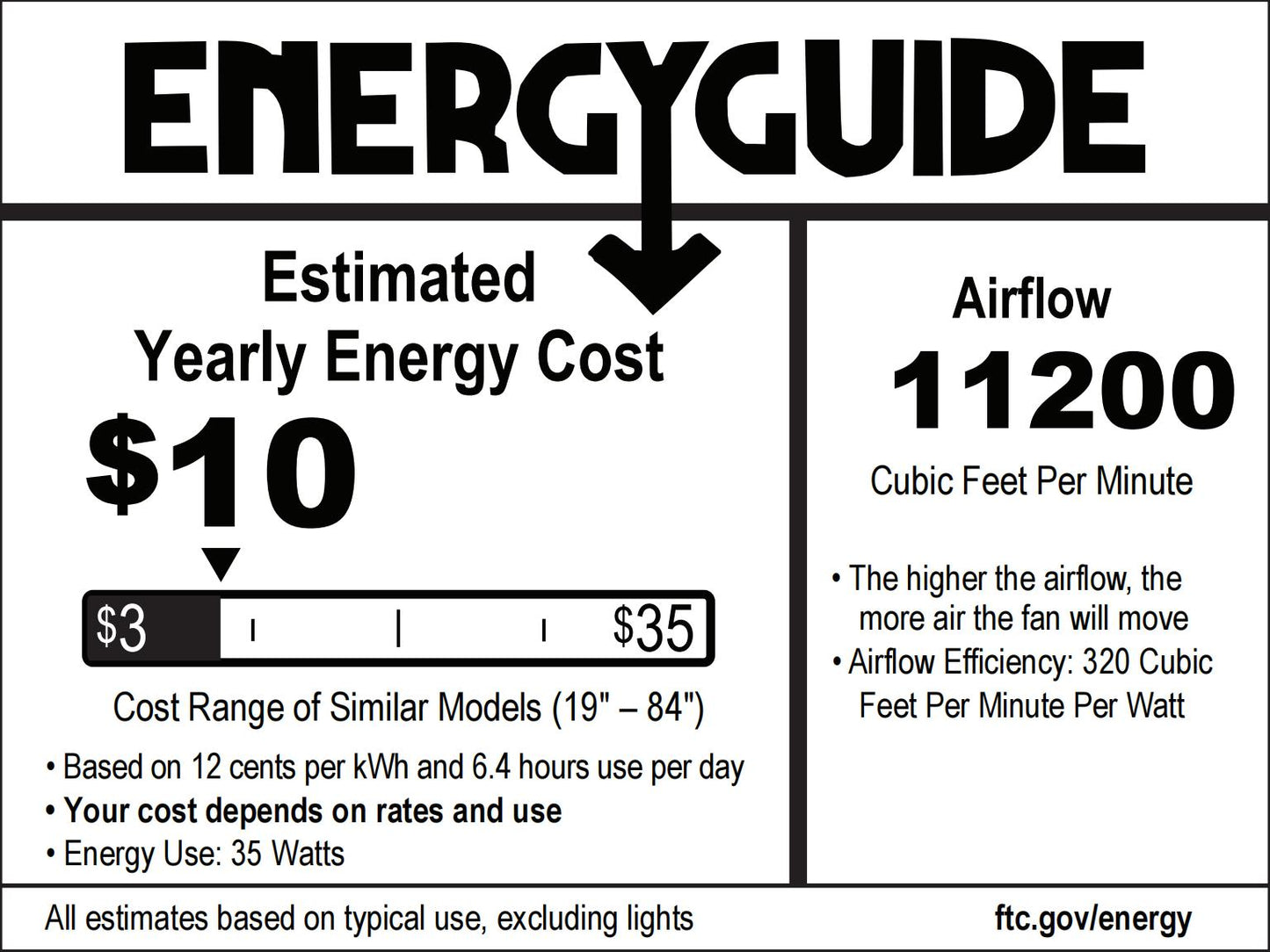 84 Inch 100 Inch Silent Storm Extra Large Ceiling Fan with Remote Control
