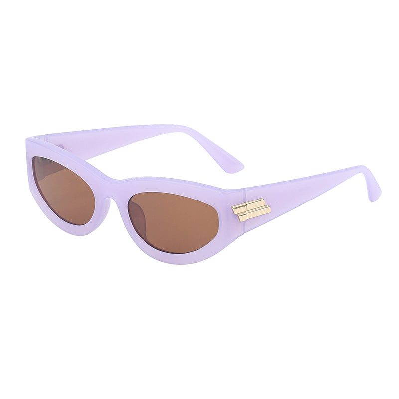 Personality Punk Style Small Box Sunglasses for Men Popular Sports Cycling Sunglasses for Women