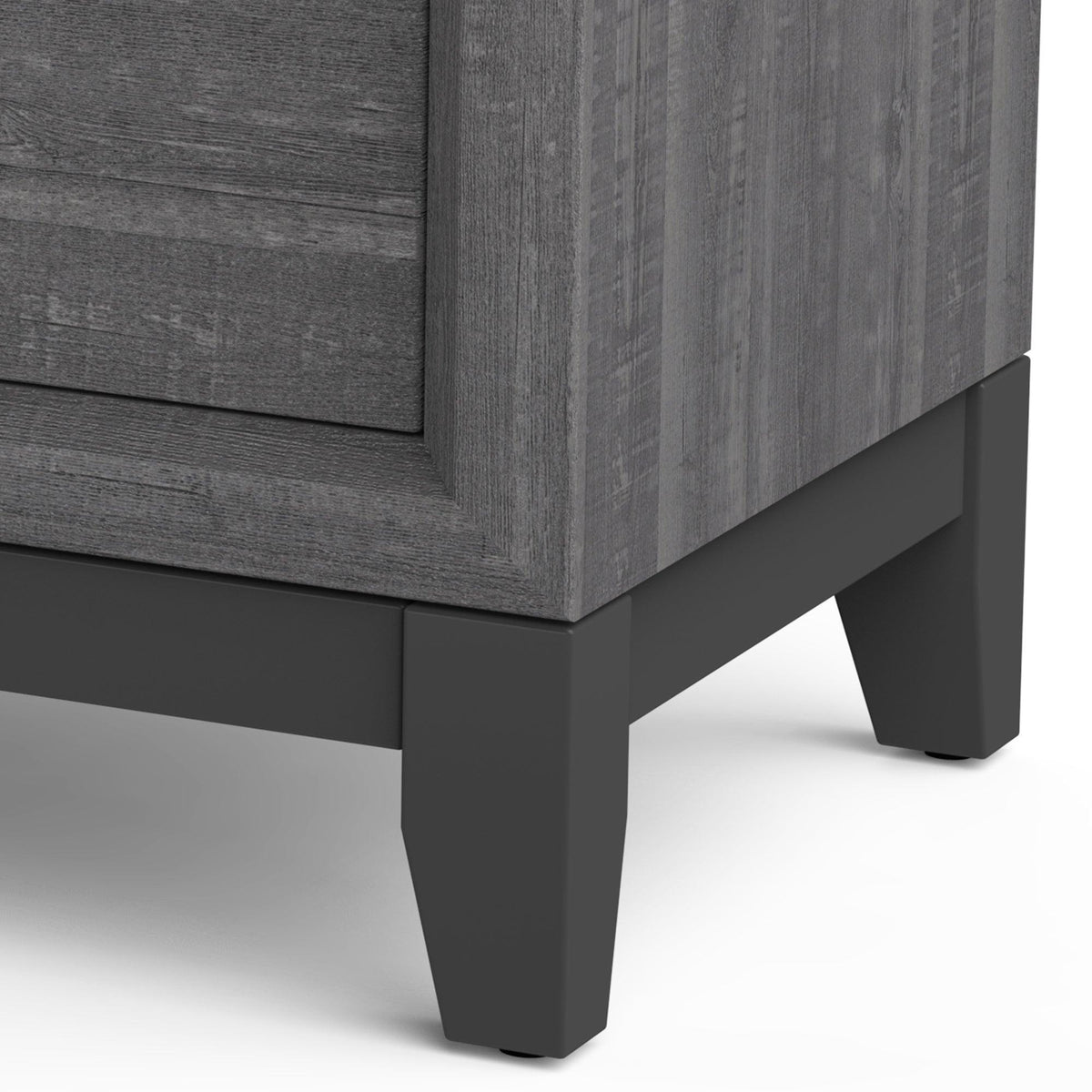 Furniture of America Lucien Modern Wood Nightstand with 2 Drawers