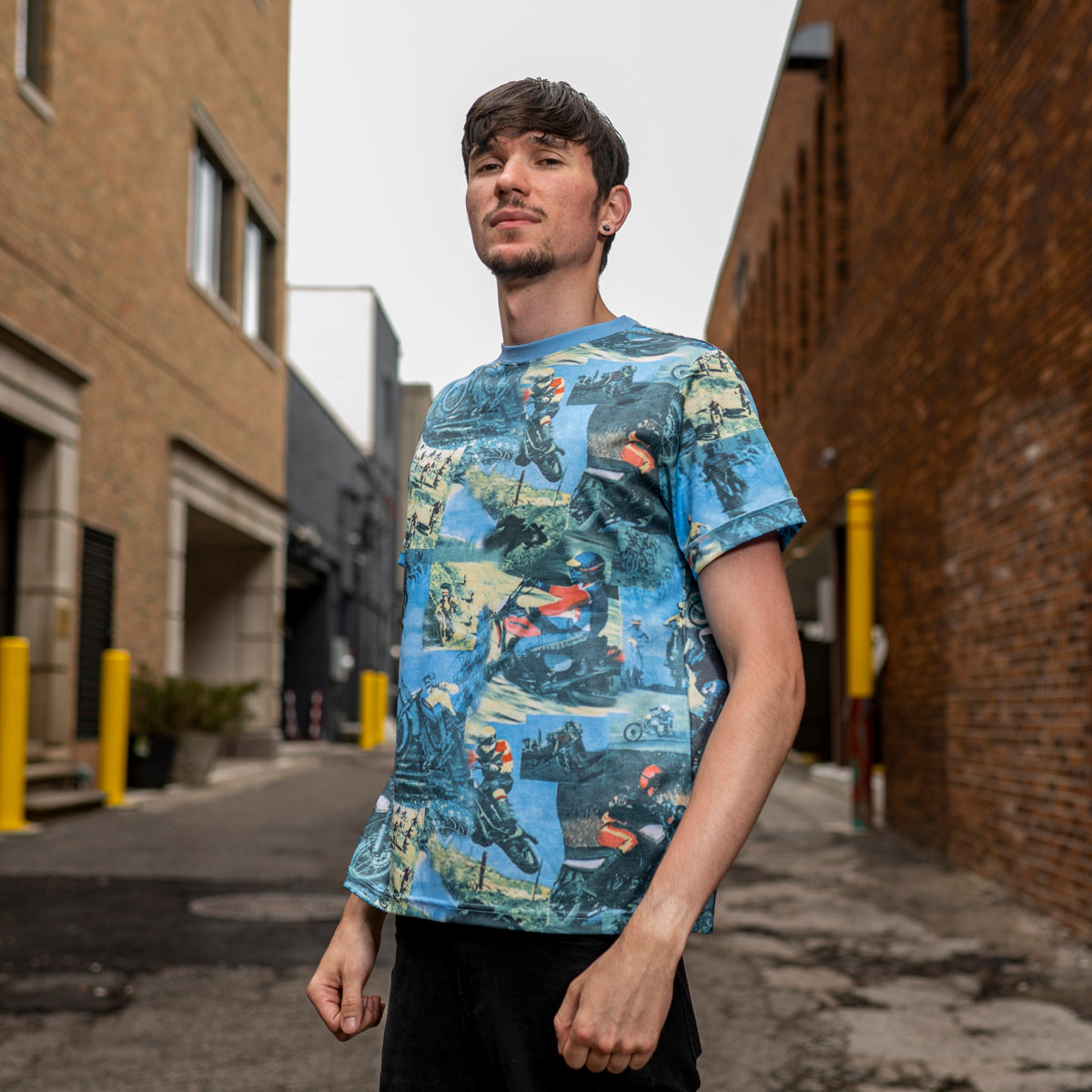 Fight Soap Tyler Blue Short Sleeve T-Shirt