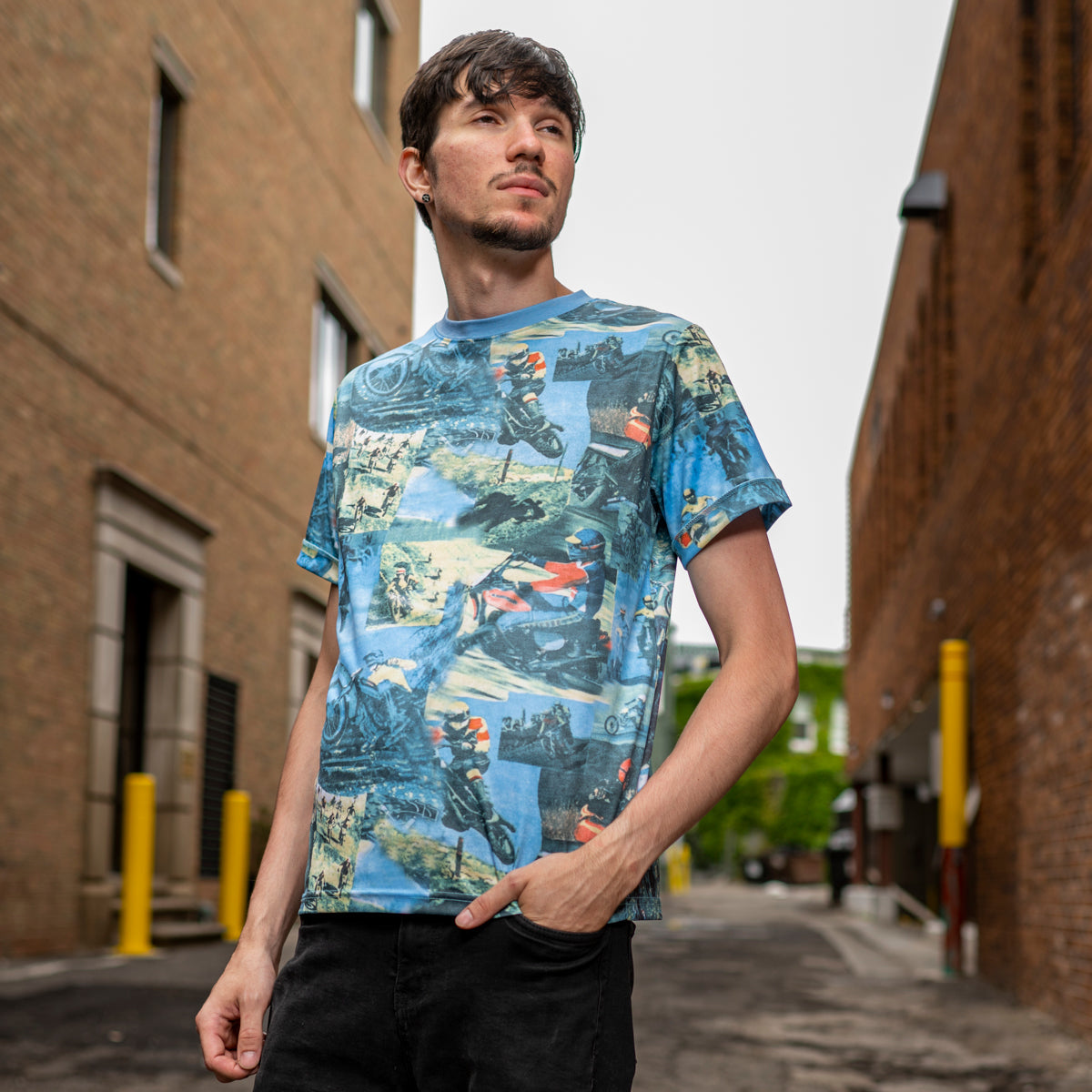 Fight Soap Tyler Blue Short Sleeve T-Shirt
