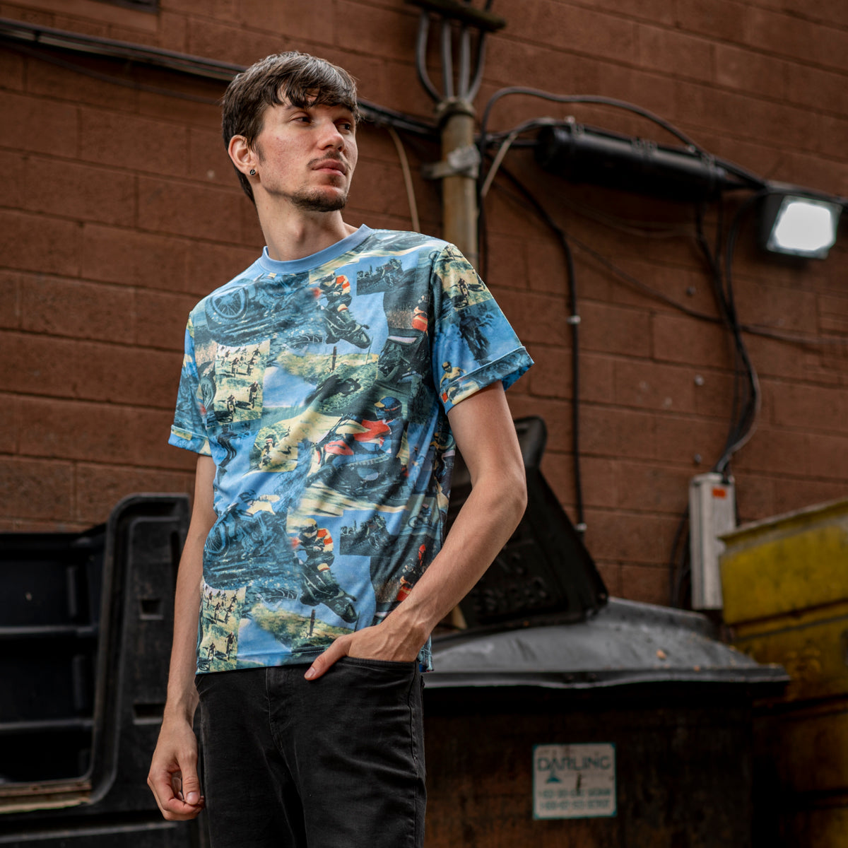 Fight Soap Tyler Blue Short Sleeve T-Shirt
